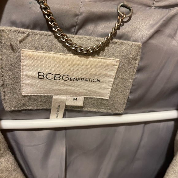 BCBG gray hooded jacket - Picture 3 of 6